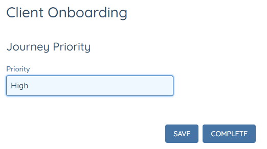 Users can assign priority themselves and save