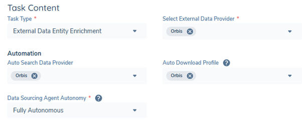 Data Sourcing Agent Config