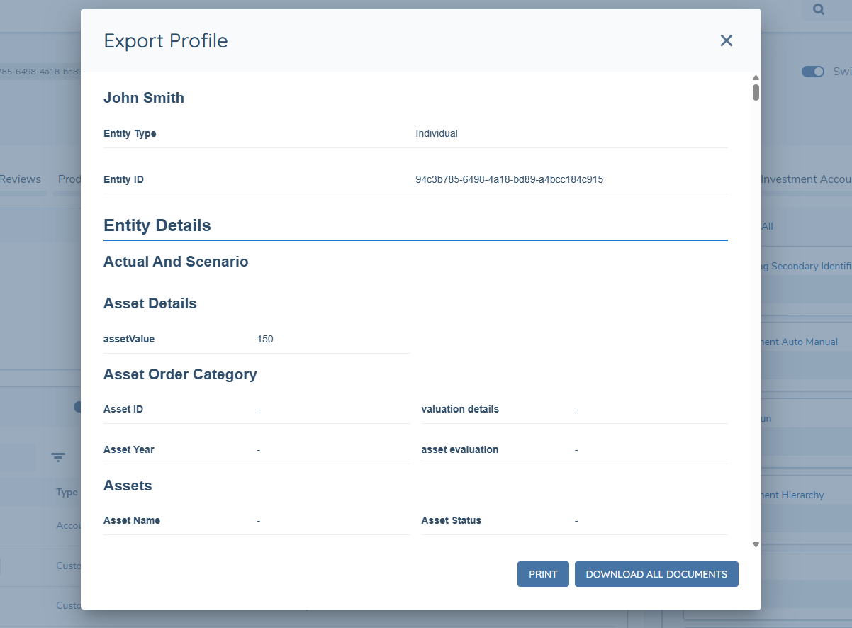 Entity Profile Export 3
