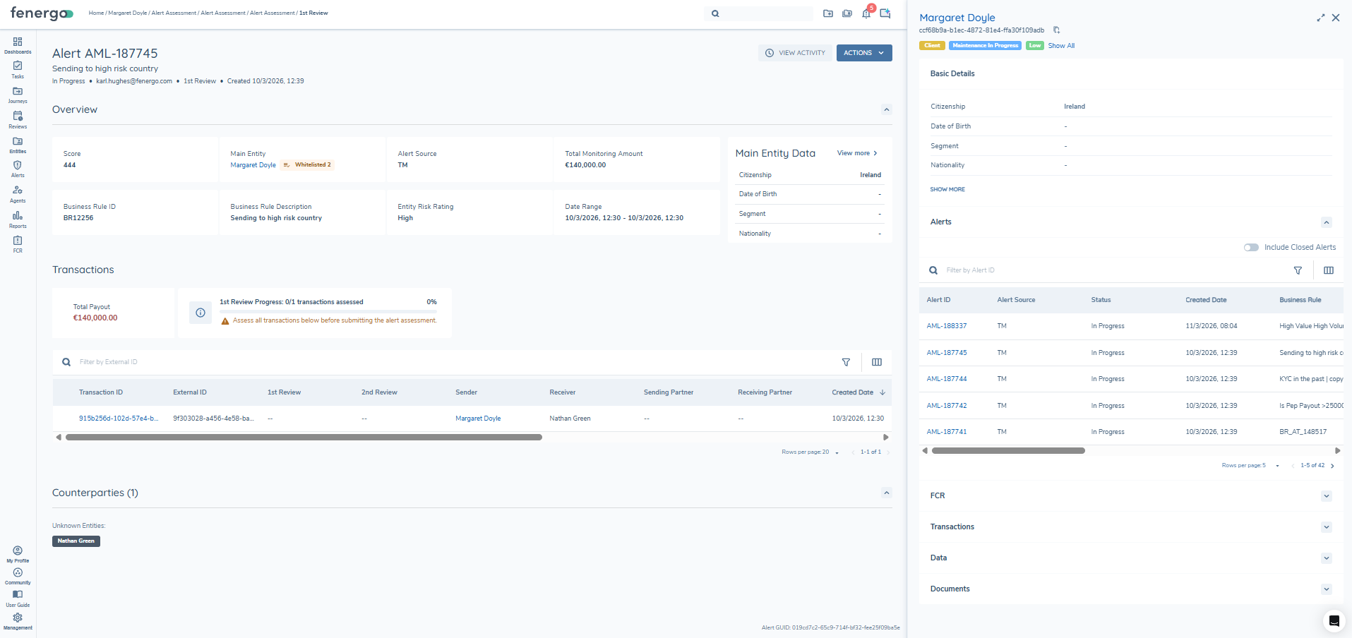 Entity Context Panel