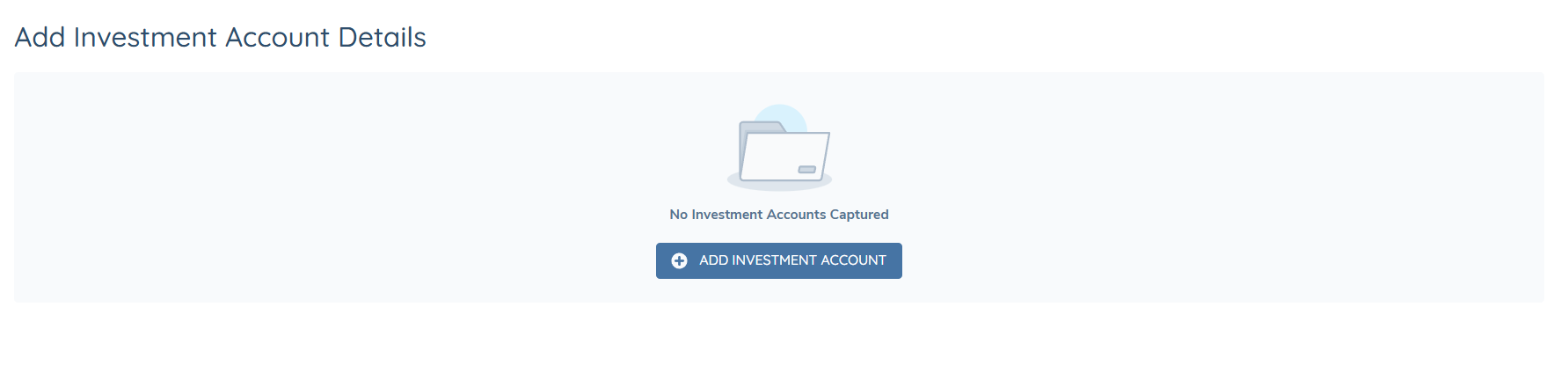Add Investment Account