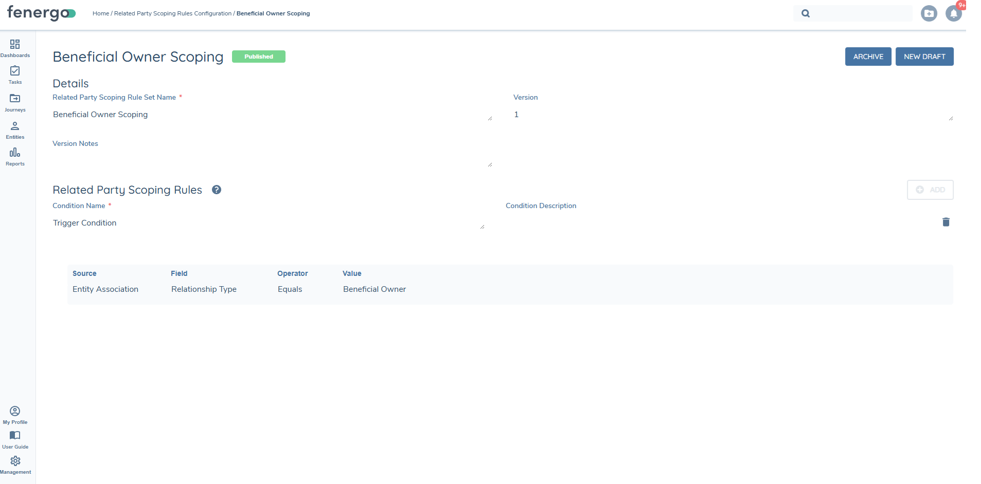Scoping Rule Example for Beneficial Owner