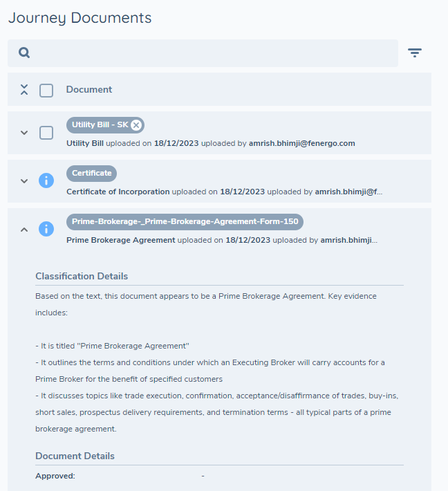 Classification Details