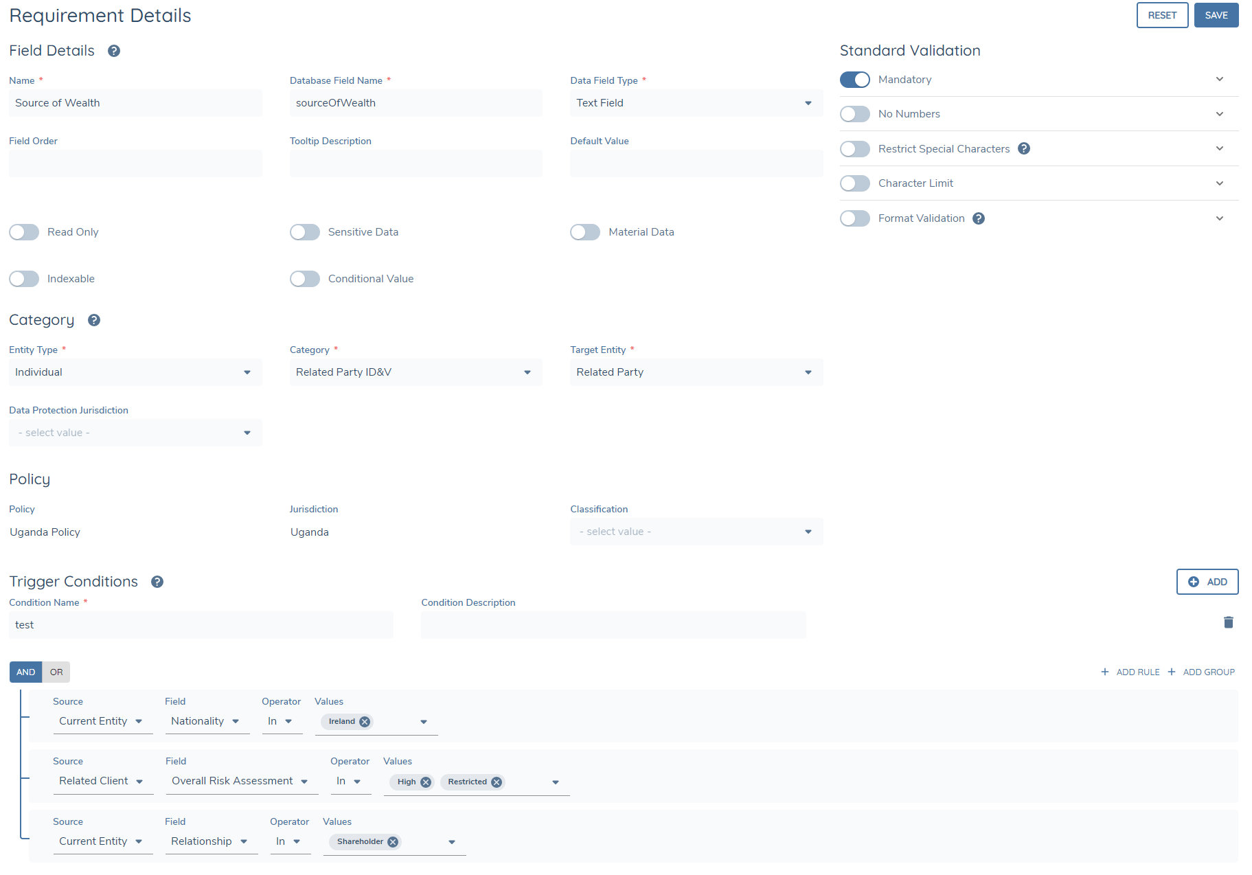 Example of Individual config