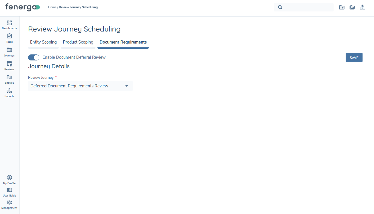 Configuring Document Deferral Reviews