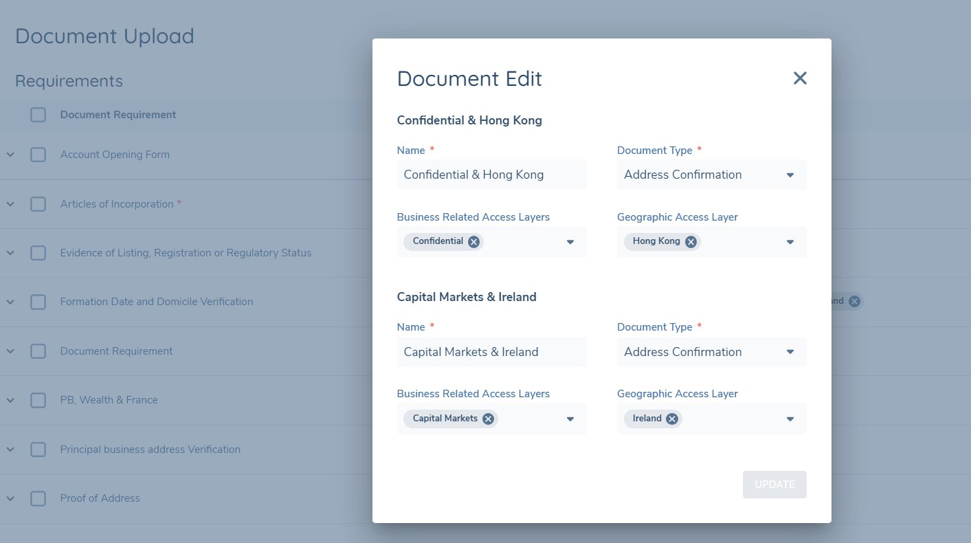 Access Management | Fenergo Document Portal