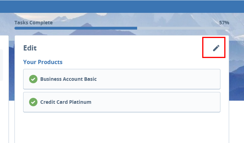 Edit Button for Products