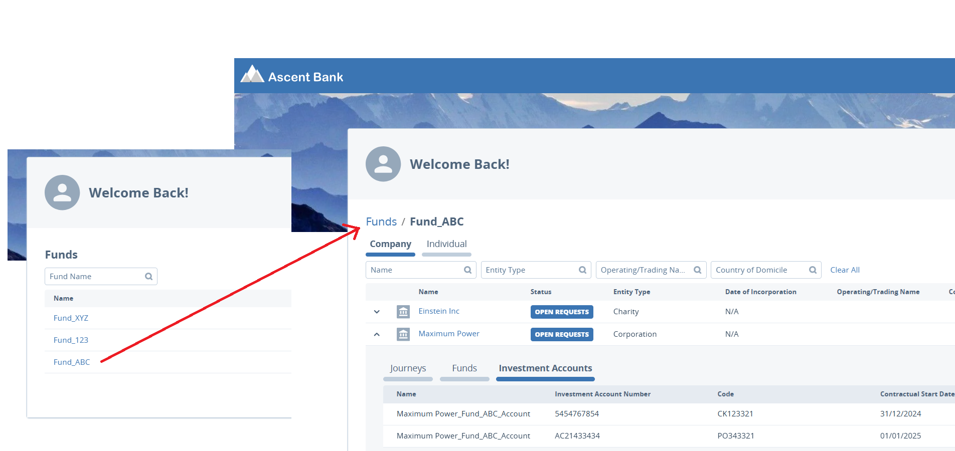 Funds Dashboard