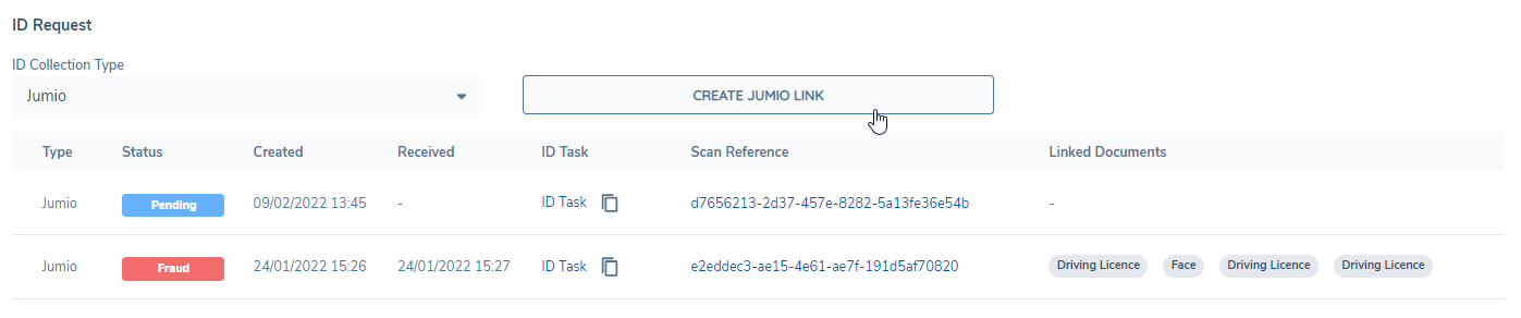 Create Jumio Link