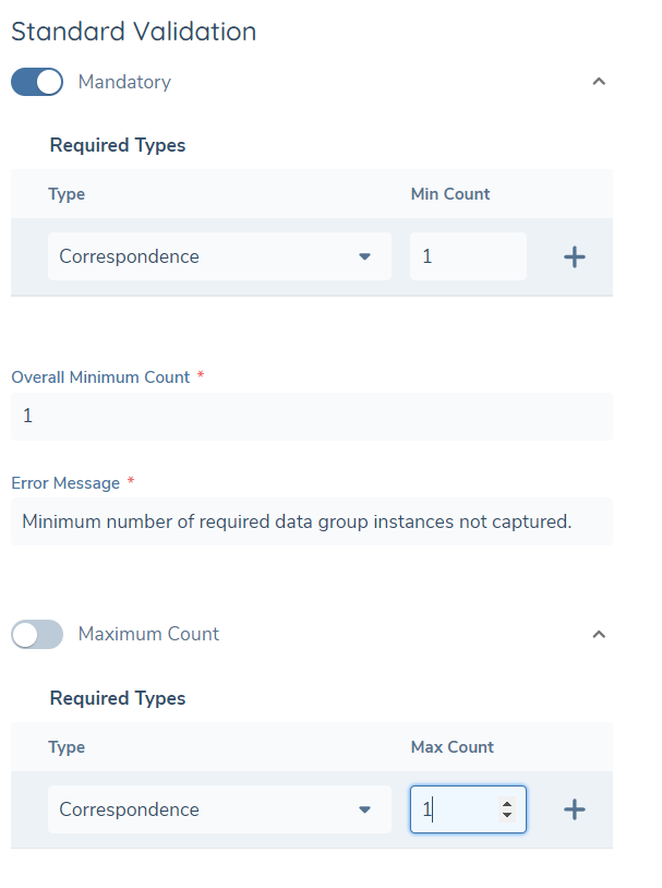 Mandatory Validation