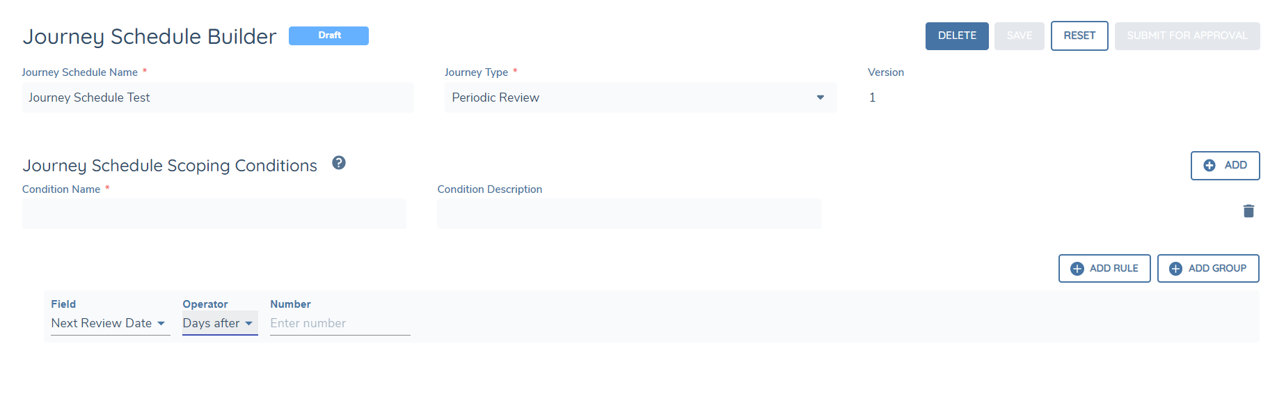 JS SCoping Conditions - Days After