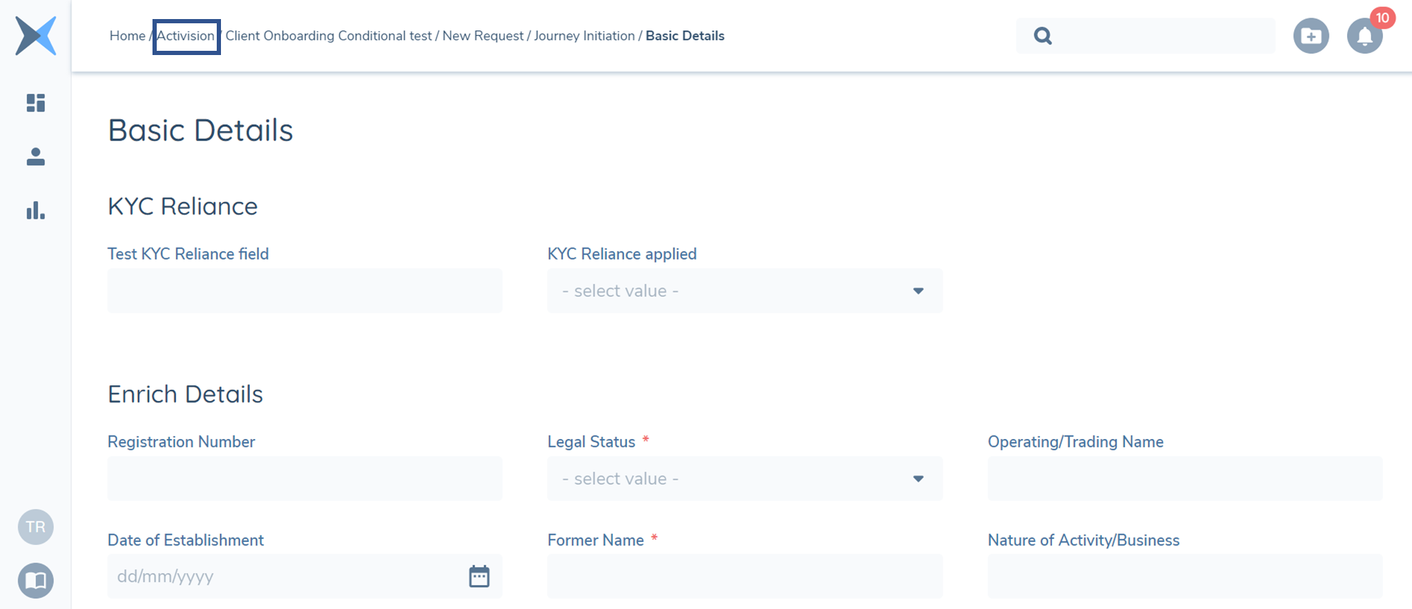 Working with Journeys | Fenergo Document Portal