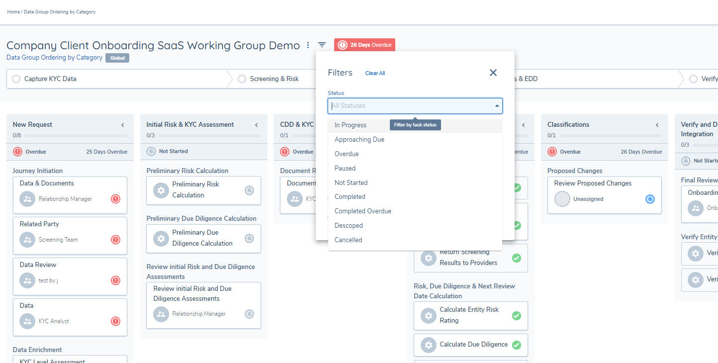 Working with Journeys | Fenergo Document Portal