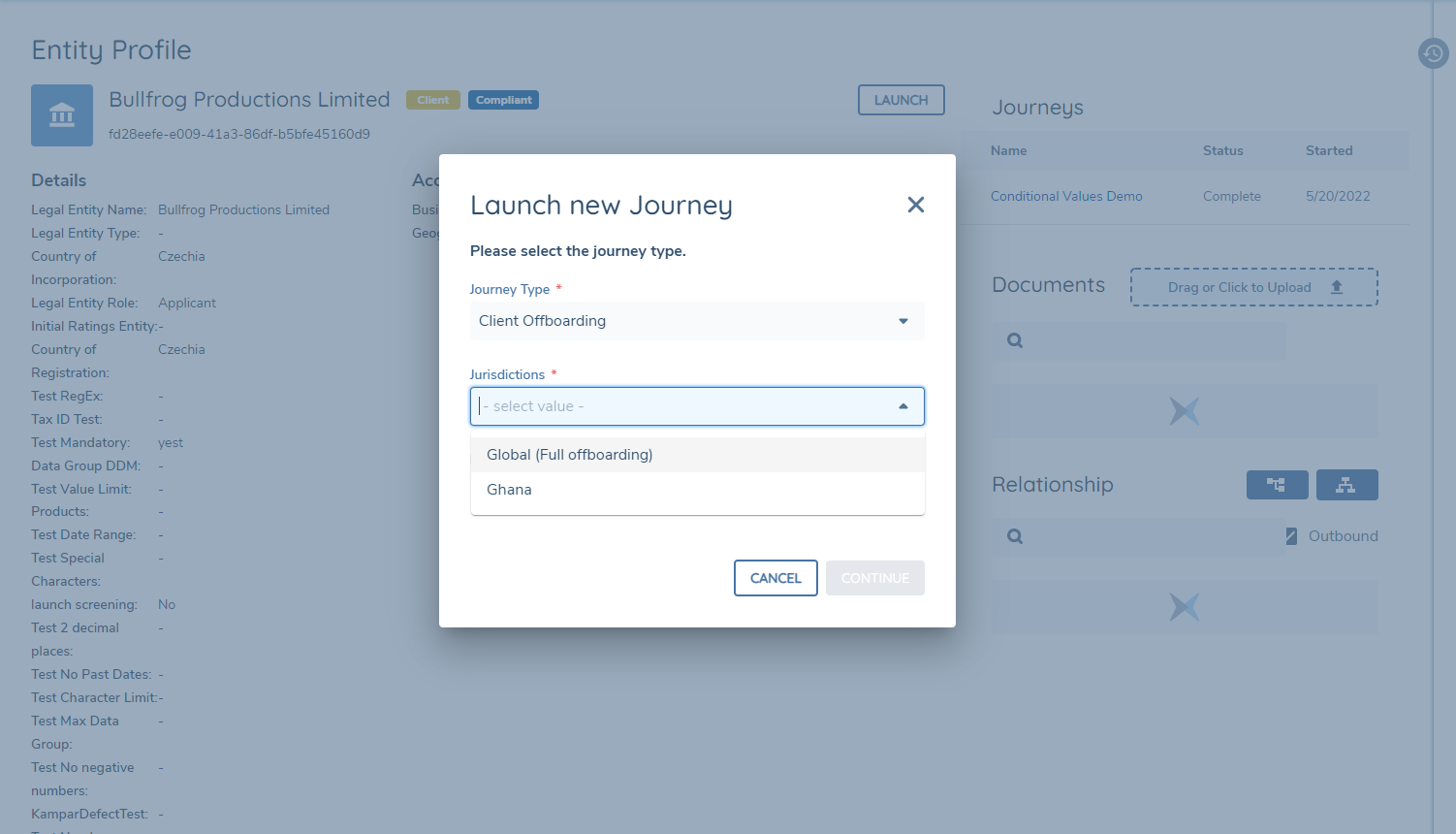 Scoped Jurisdictions for Offboard