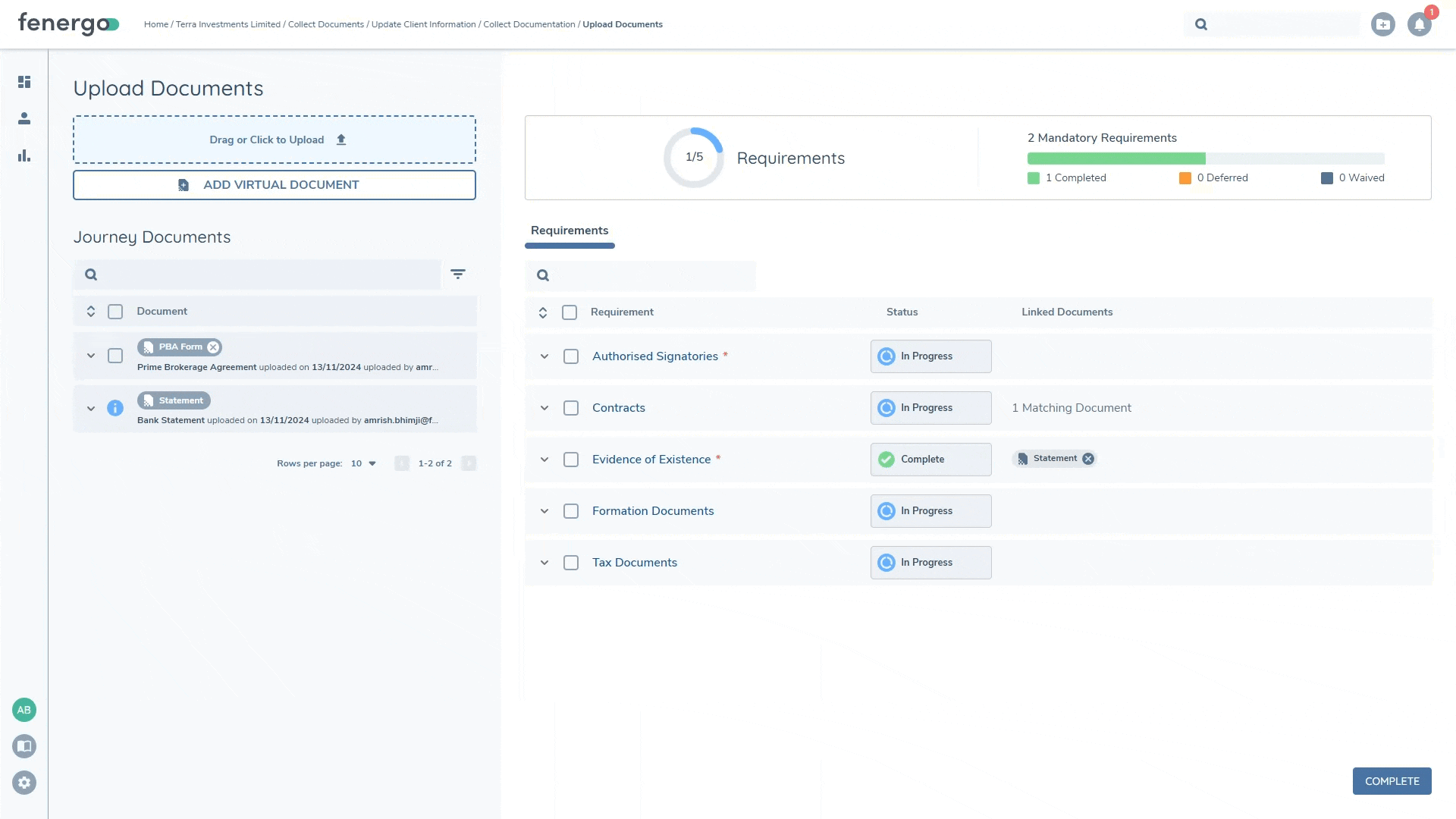View Virtual Document